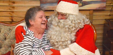 Nikolaus zu Gast im Café LebensFreude