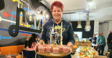 Café "Sprungbrett": Obst-Smoothies zur Premiere im „Navi“