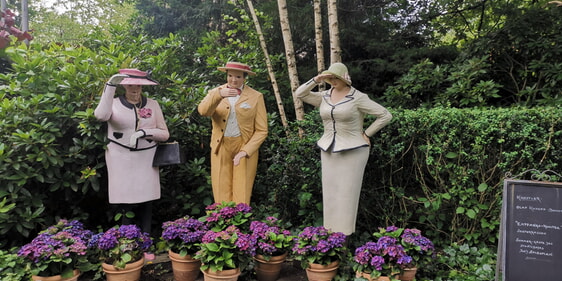 Im Skulpturengarten können Besucherinnen und Besucher viel entdecken. Foto: Diakonie