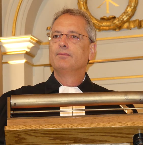 Ulf Schlüter, Theologischer Vizepräsident der Evangelischen Kirche von Westfalen hielt zum Anlass des Jubiläums die Ansprache. (Foto: Ingrid Weiland)